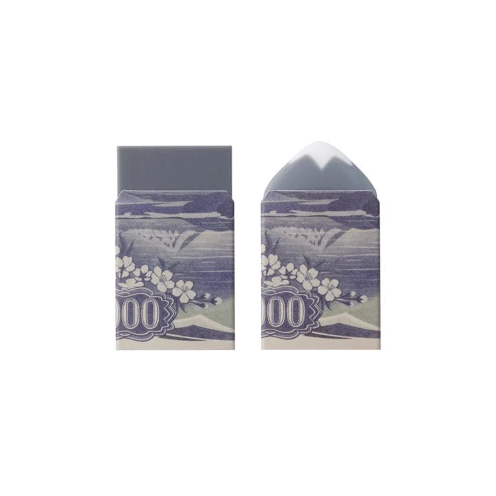 PLUS AIR-IN Mount Fuji Banknote Eraser Set of 2 PLUS