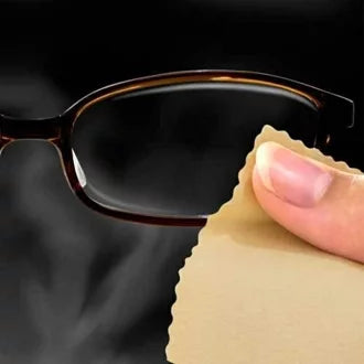 Glasses defogging sheet