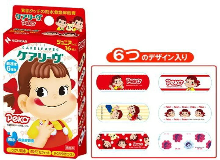 Nichiban Waterproof Band-Aid 16pcs,Peko