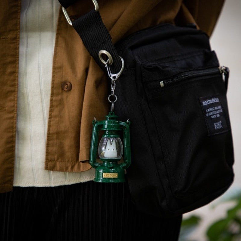 Little White Totoro lantern keychain product view 3