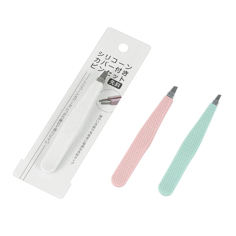 Tweezers with silicone cover （Random color）