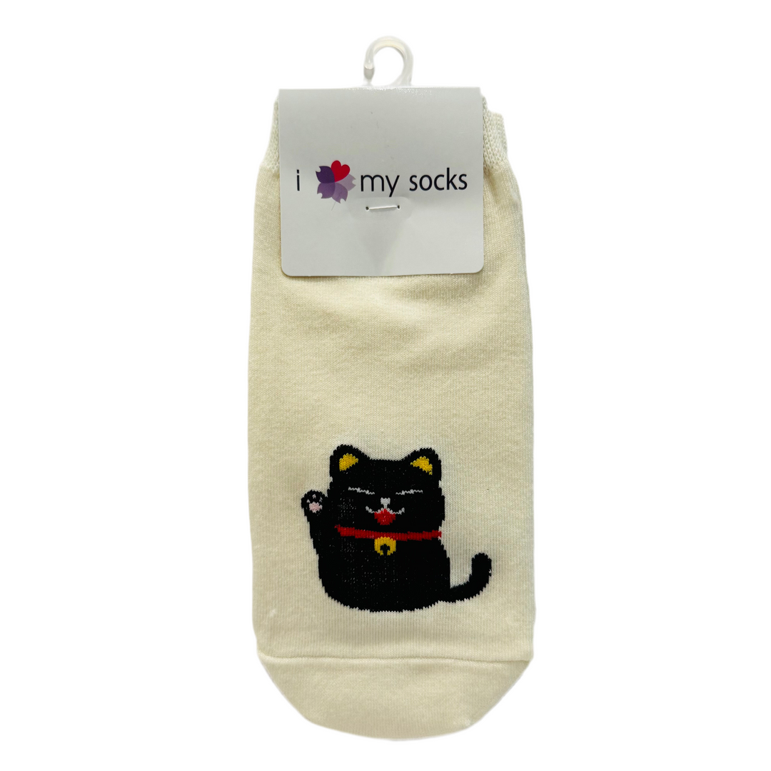 Low-Cut Socks 23-25cm Lucky Cat