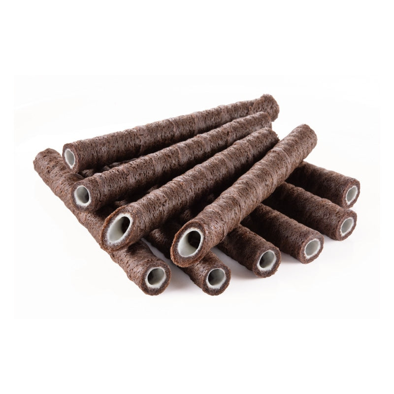 Want Want Crepe no Mori Milk Cream Sticks crispy rolled wafer detail