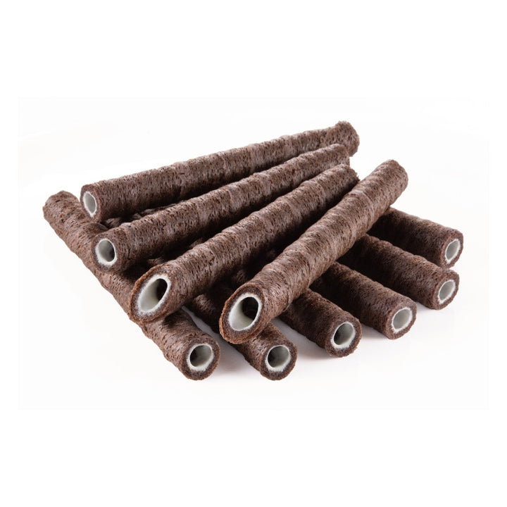 Want Want Crepe no Mori Milk Cream Sticks crispy rolled wafer detail