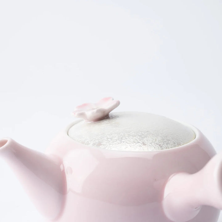 Tasei Kiln Pale Pink Iridescent Cherry Blossom Teapot – 225 ml Tasei Kiln