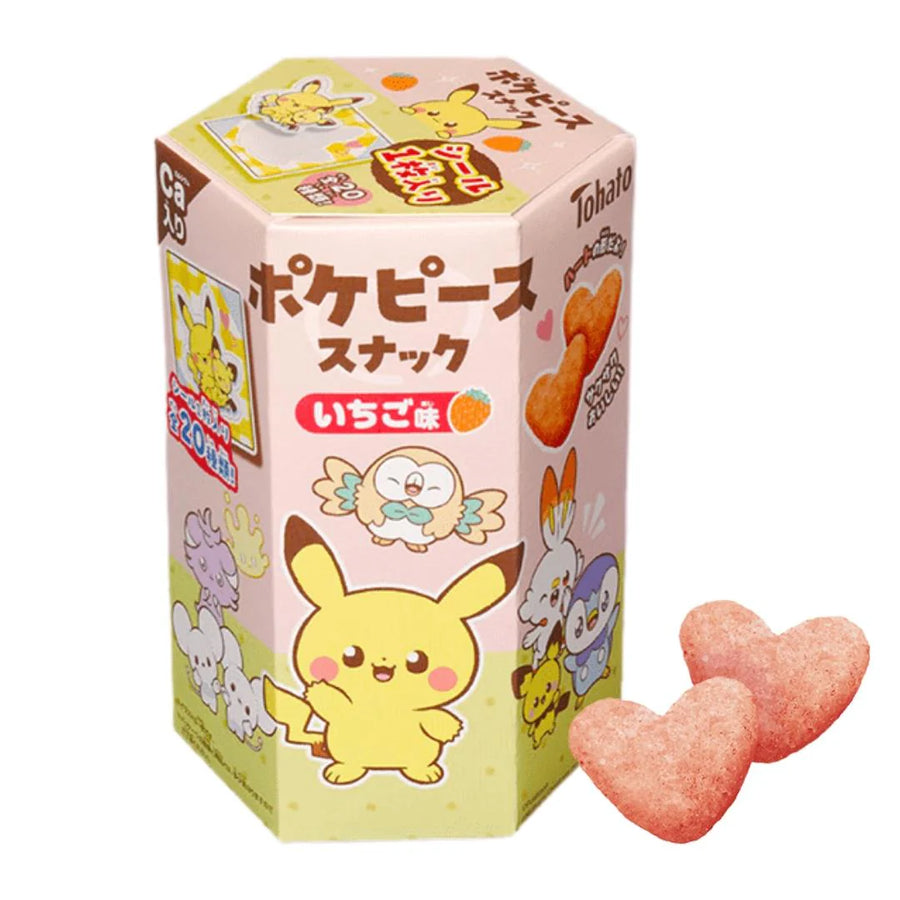Tohato Pokemon Strawberry Flavour Snack 23g Yui mart