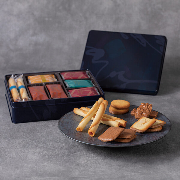 YOKU MOKU Petit Cinq Delices 25-piece assorted cookie gift tin
