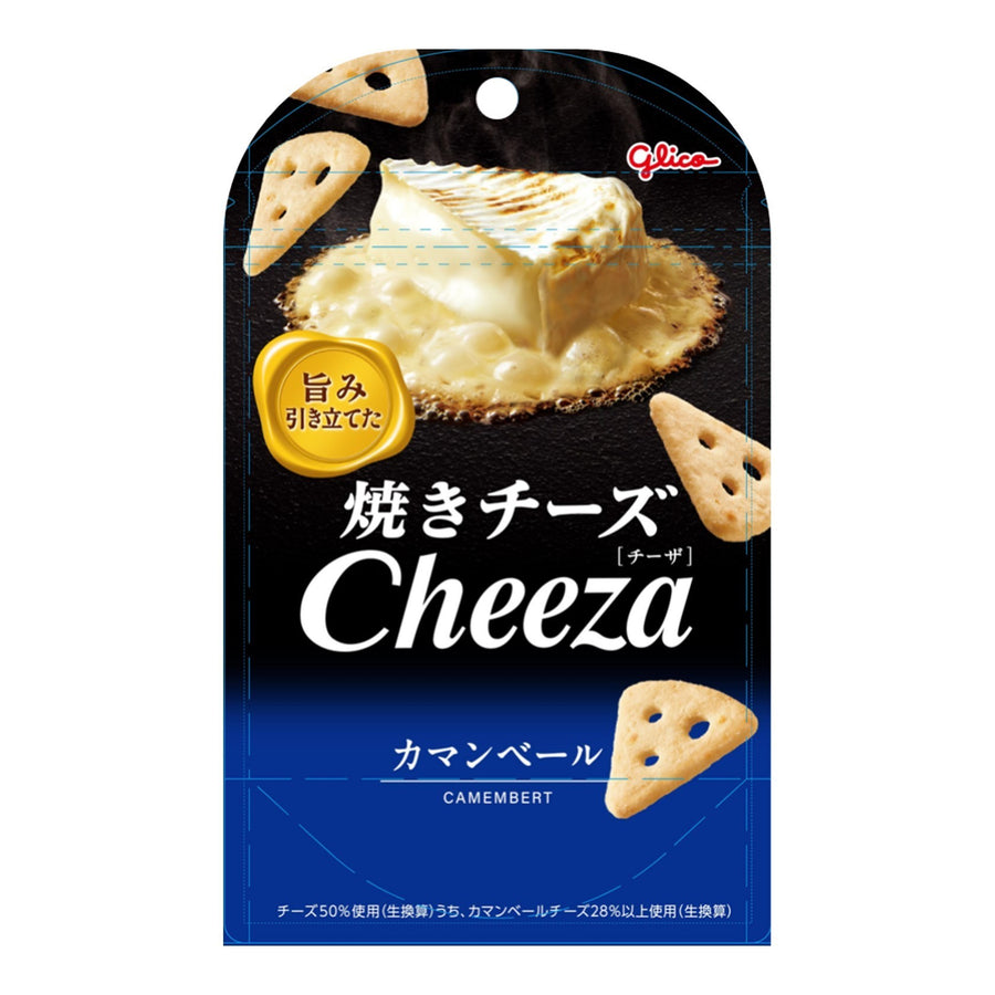 Glico Cheeza Camembert Baked Cheese Snack 32g Japanese package