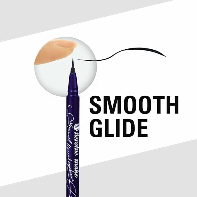 Kiss Me Heroine Make Jet Black Liquid Eyeliner Smooth 0.4ml from Japan