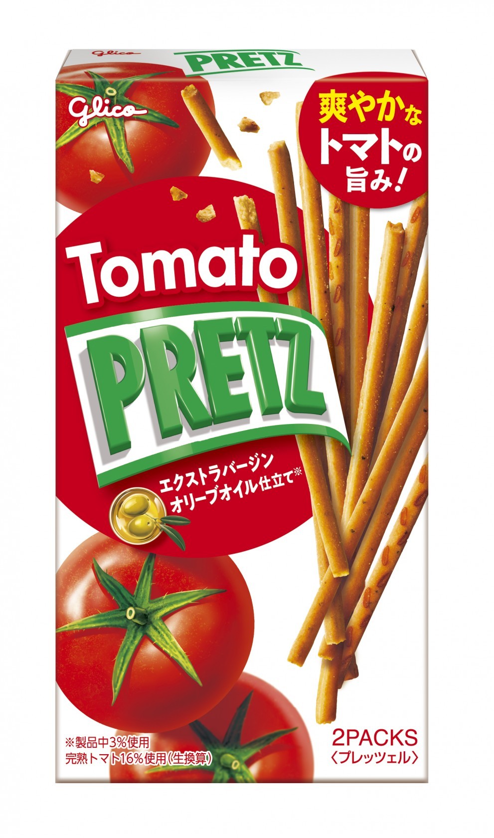 GLICO PRETZ Crispy Biscuit Sticks Tomato Flavor 53g Yui mart