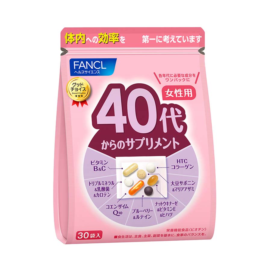 FANCL Supplement for Women in Their 40s 30-packet package