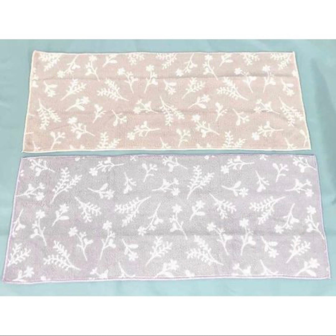 MF face towel fluffy flower，2color Yui mart