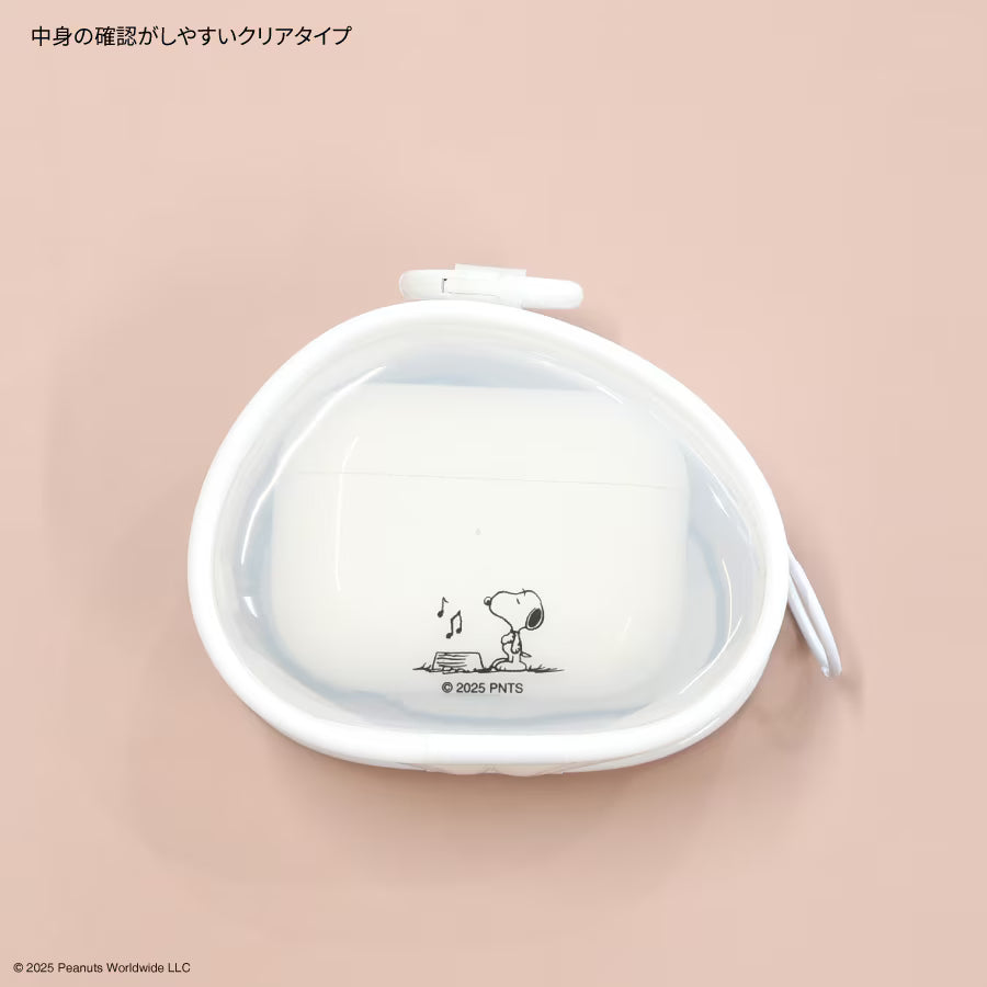 PEANUTS Snoopy Clear Gadget Pouch White by Gourmandise Gourmandise