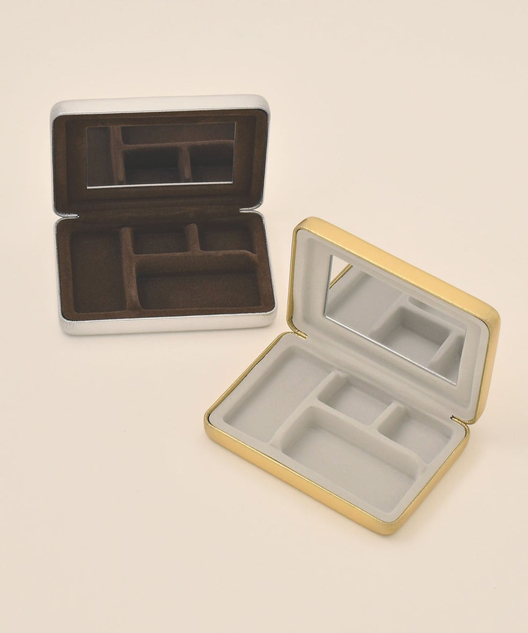 Multifunctional jewelry box with Peanuts 2 makeup mirror,slive