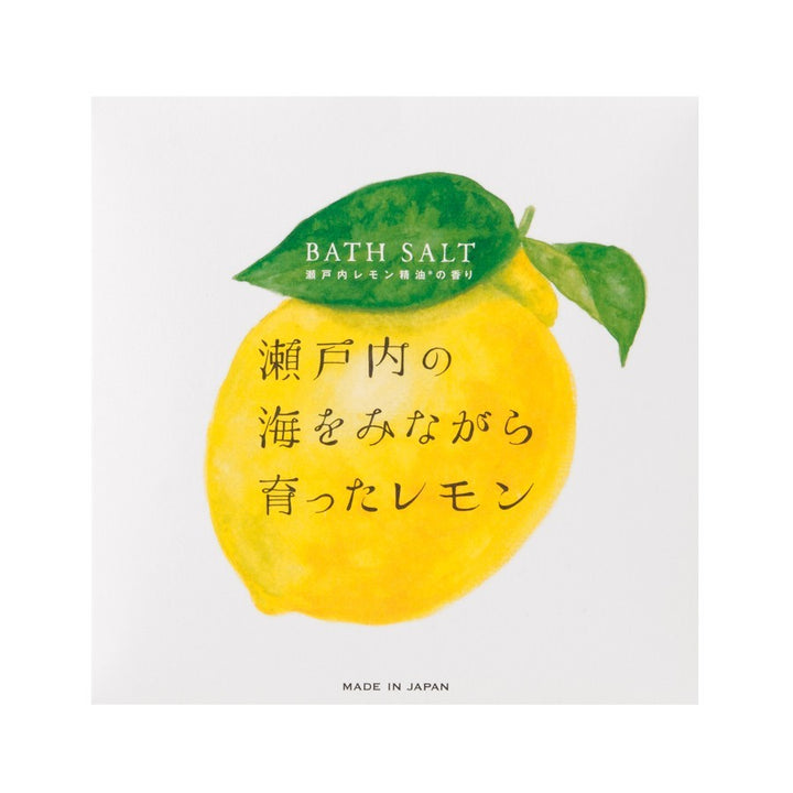 Setouchi Lemon Aroma Bath Salt 40g Japanese bath care packet