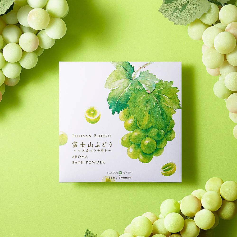 Daily Aroma Japan Mt. Fuji Muscat Aroma Bath Powder 40g packet