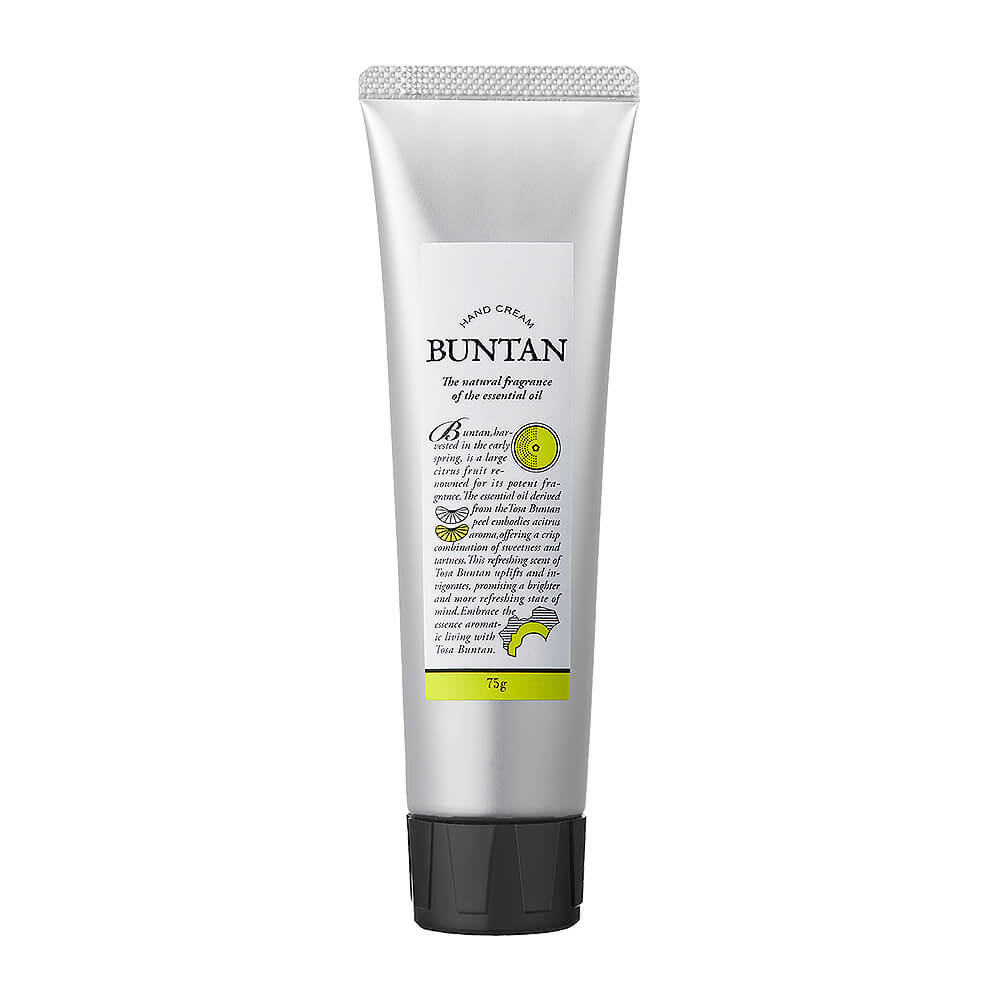 Tosa Buntan citrus moisturizing hand cream package detail