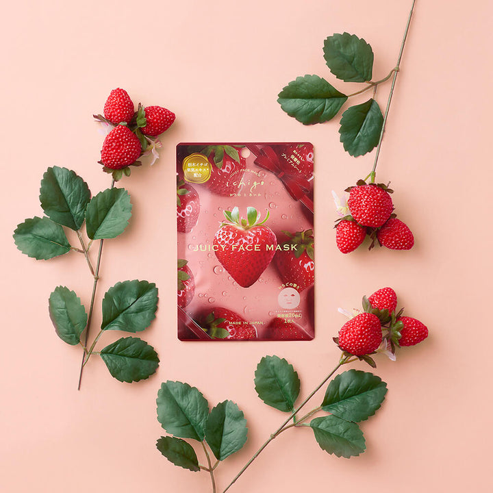 Strawberry Juicy Face Mask (1 sheet) Yui mart