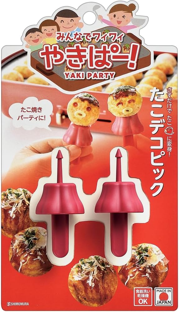 Shimomura Kogyo Yakipa! Octopus Deco Pick 2Pcs