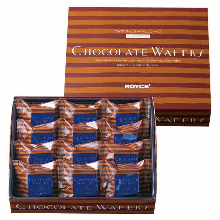 Royce Chocolate Wafers (Hazelnut Butter Flavor, 12 pieces) Yui mart