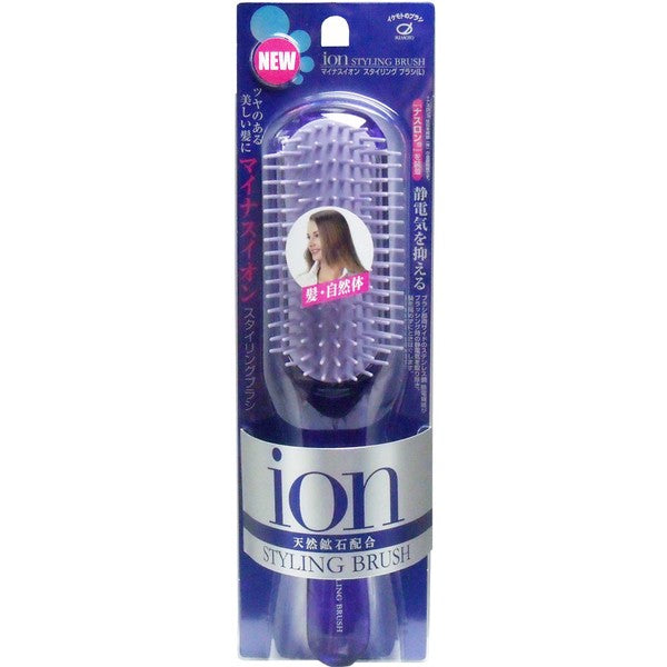 Ikemoto Anti-Static Mineral Styling Hairbrush Large