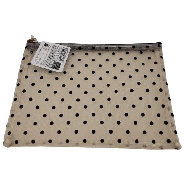 Makeup & Accessories Bag Flocky flat pouch Yui mart