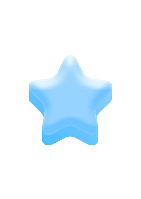 Senjakuame Umi no Soda Candy blue star sea soda flavor candy detail