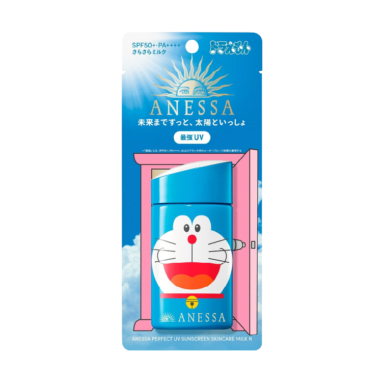 Shiseido ANESSA Perfect UV Skincare Milk N Doraemon Limited SPF50+ PA++++ 60mL box