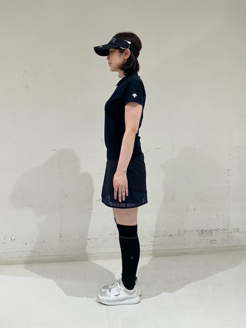 Descente Golf [CRYSTAL COLLECTION] Sun Visor Yui mart