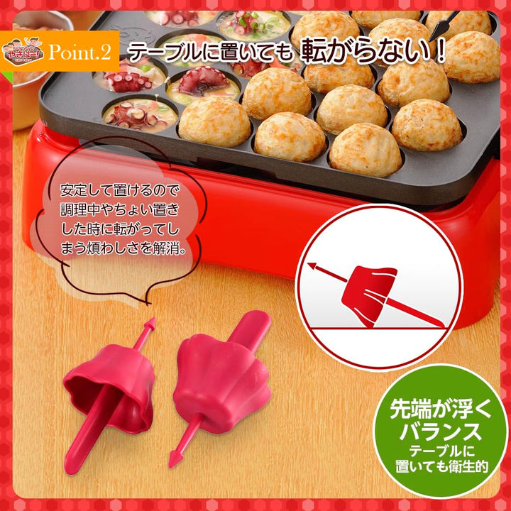 Shimomura Kogyo Yakipa! Octopus Deco Pick 2Pcs