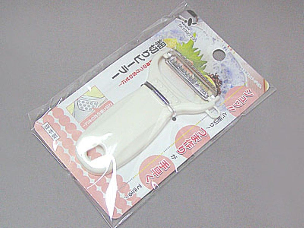 White Japanese fine julienne vegetable peeler, model NKS300-735