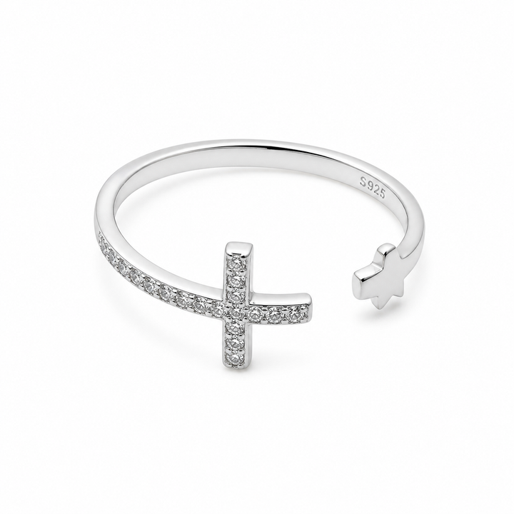 Adjustable Cross Ring Yui mart