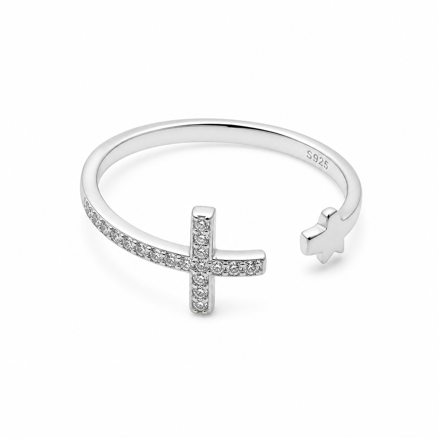 Adjustable Cross Ring Yui mart