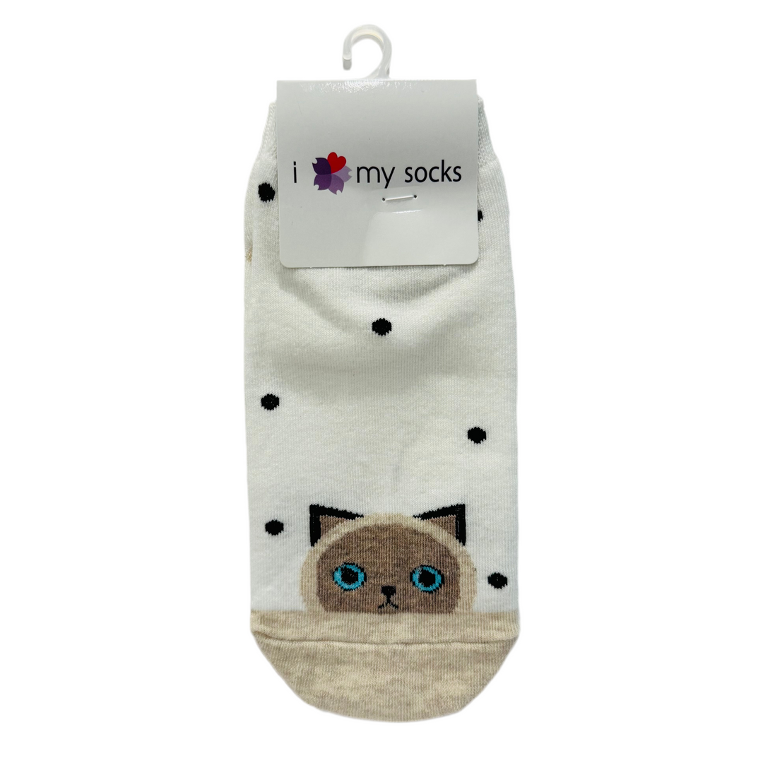 Low-Cut Socks 23-25cm Cat