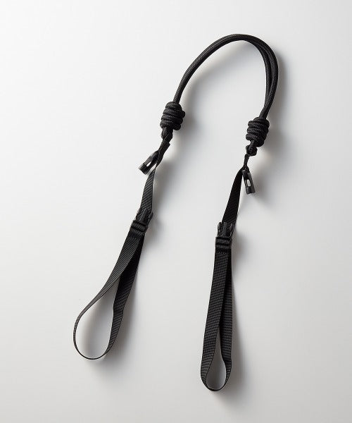 BALL CHAIN P.STRAP (paracord strap) Black