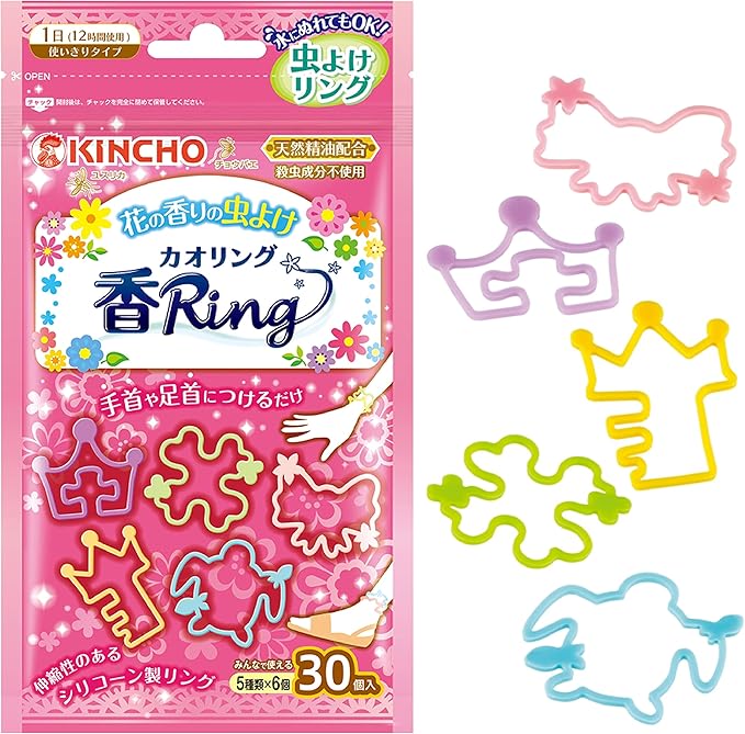 Kincho Mushiyoke Kaoriring (Flower Aroma) 30Pcs