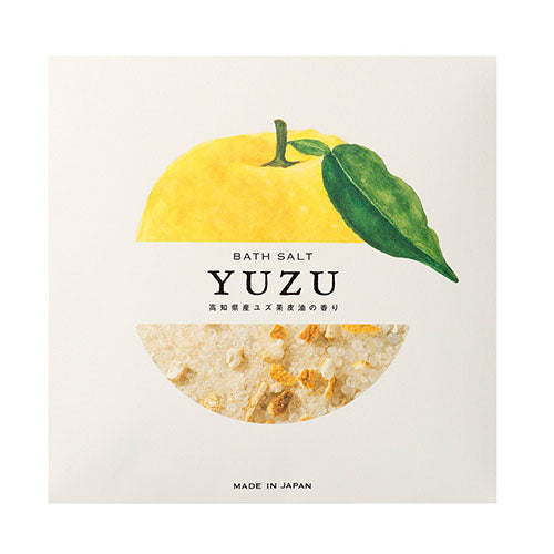 Daily Aroma Japan Kochi Yuzu Peel Bath Salt 40g Japanese bath soak packet