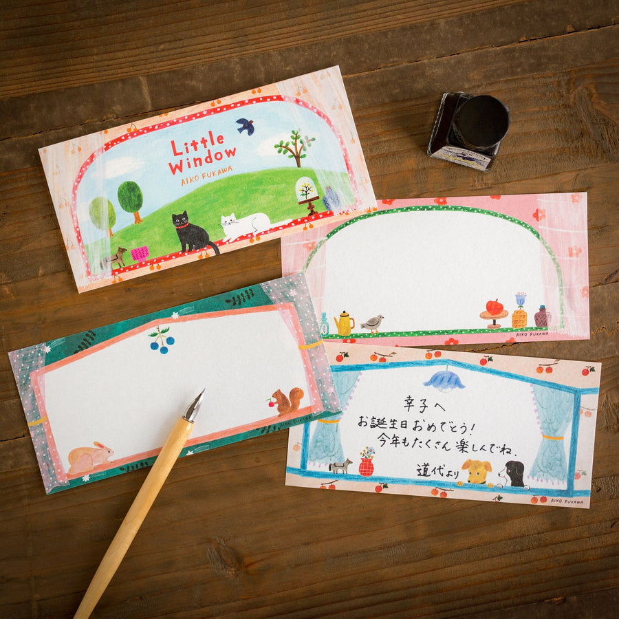 Cozyca Products Aiko Fukawa Little Window Mino Washi Mini Writing Pad Cozyca Products