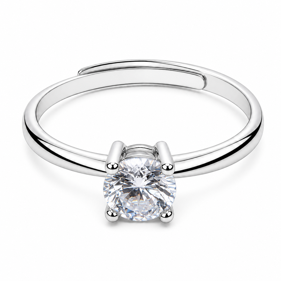 Adjustable Solitaire Ring Yui mart