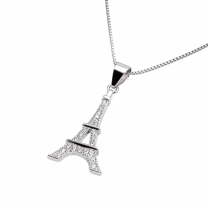 Dainty Eiffel Tower Necklace Yui mart