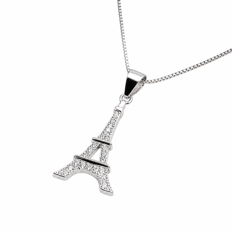 Dainty Eiffel Tower Necklace Yui mart
