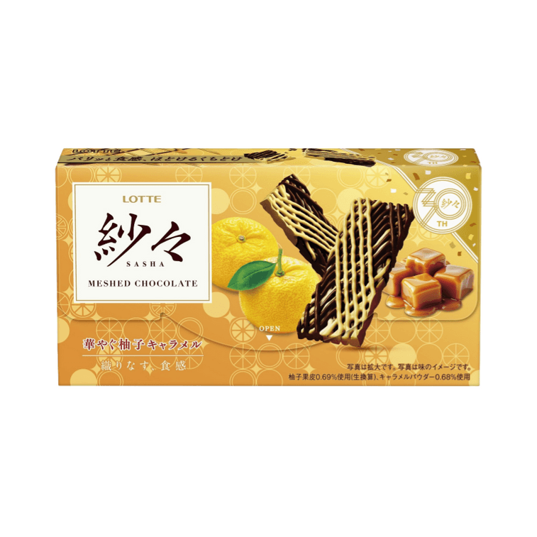 Lotte Sasa Flower Herb Grapefruit Caramel 69g Yui mart
