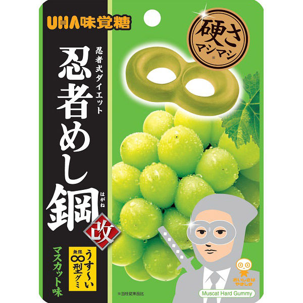 UHA Mikakuto Ninja Meshi Hagane (Steel) — Muscat Flavor Yui mart