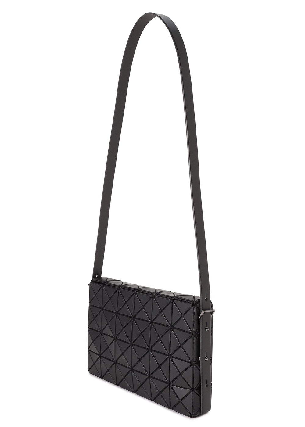 BAO BAO ISSEY MIYAKE OBLONG Matte Black shoulder bag with adjustable strap