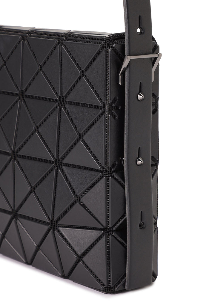 BAO BAO ISSEY MIYAKE OBLONG Matte Black shoulder bag close-up geometric matte panels