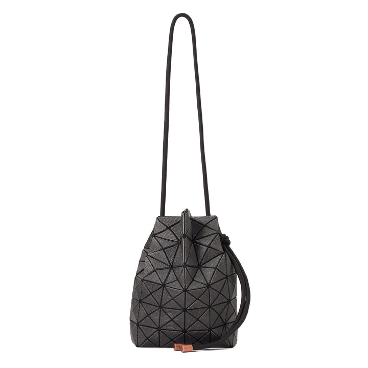 BAO BAO ISSEY MIYAKE WRING DENIM Black drawstring bag front product view