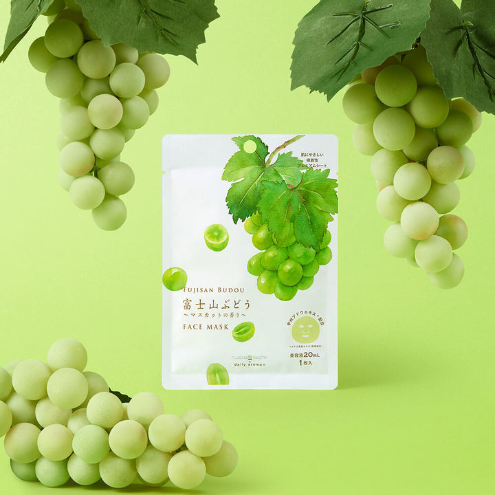 Daily Aroma Japan Mt. Fuji Grape Face Mask 20mL Japanese sheet mask packet