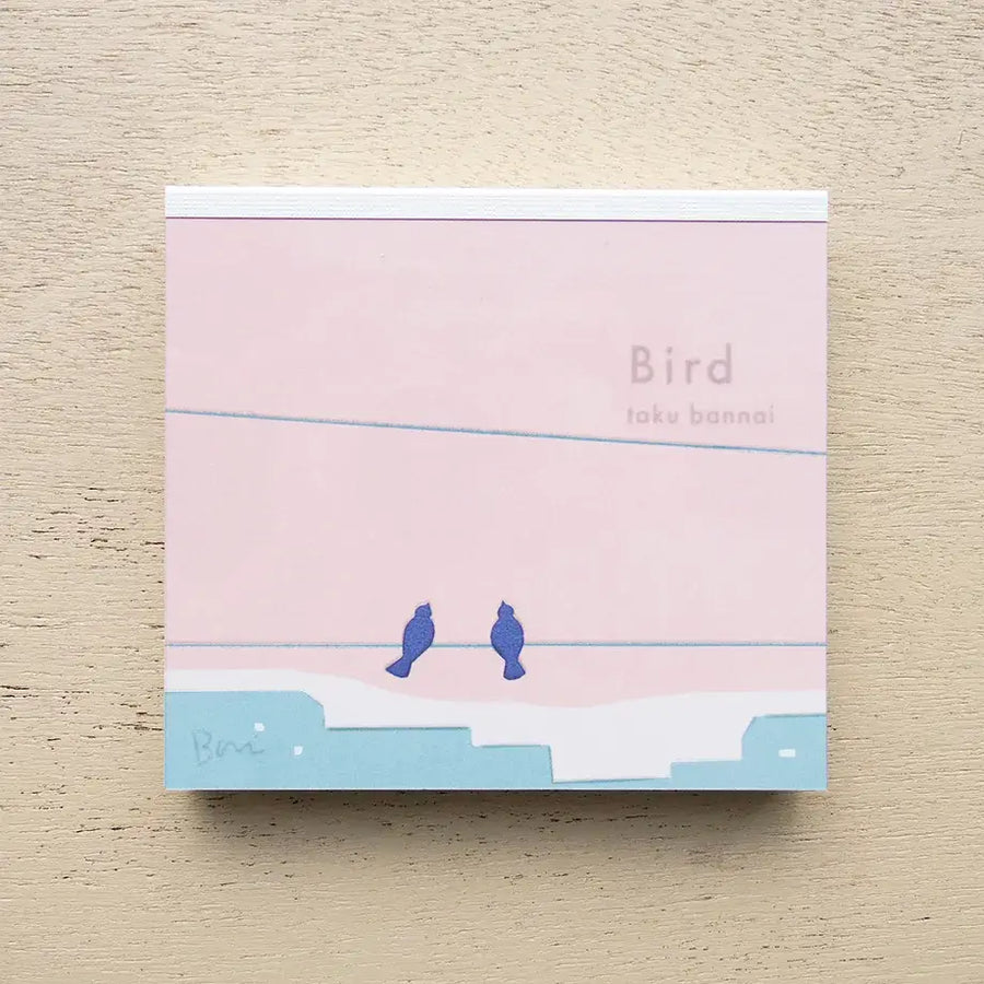 Cozyca Taku Bannai Memo Pad-Bird Yui mart