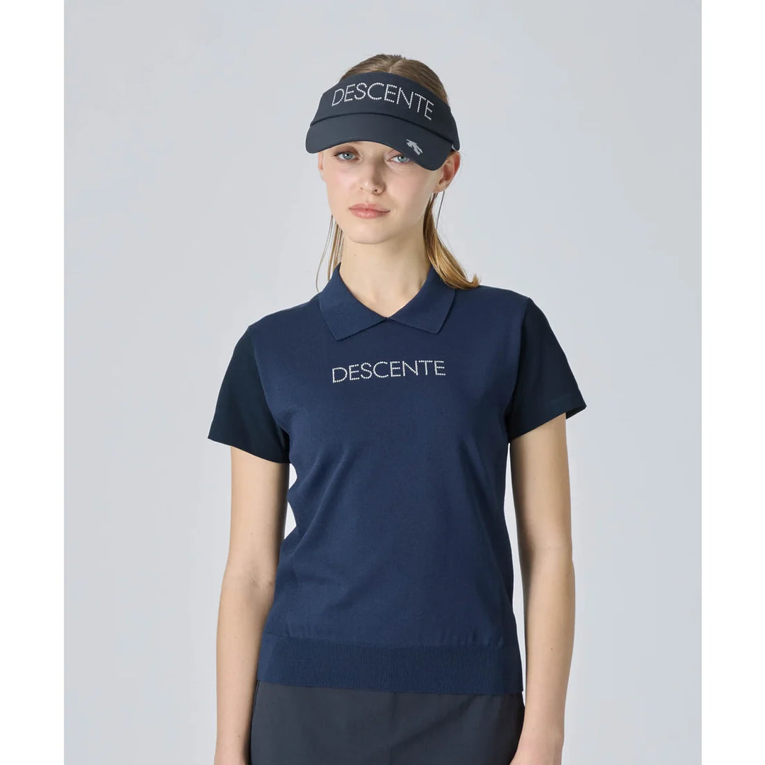 Descente Golf [CRYSTAL COLLECTION] Sun Visor Yui mart