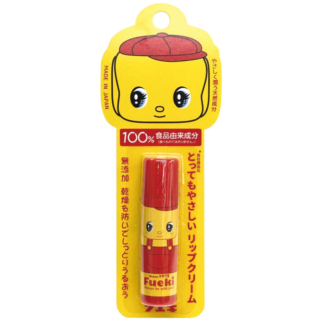 FUEKI Yasashii Lip Cream N 5g yellow duck Japanese lip balm package